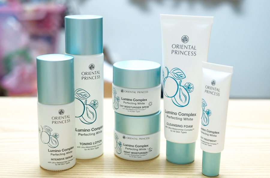 “เซรั่มวงสว่างOP” Lumino Complex Perfecting White จาก Oriental Princess