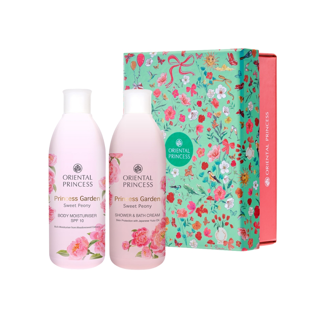 เซต Princess Garden Sweet Peony Shower & Body Lotion