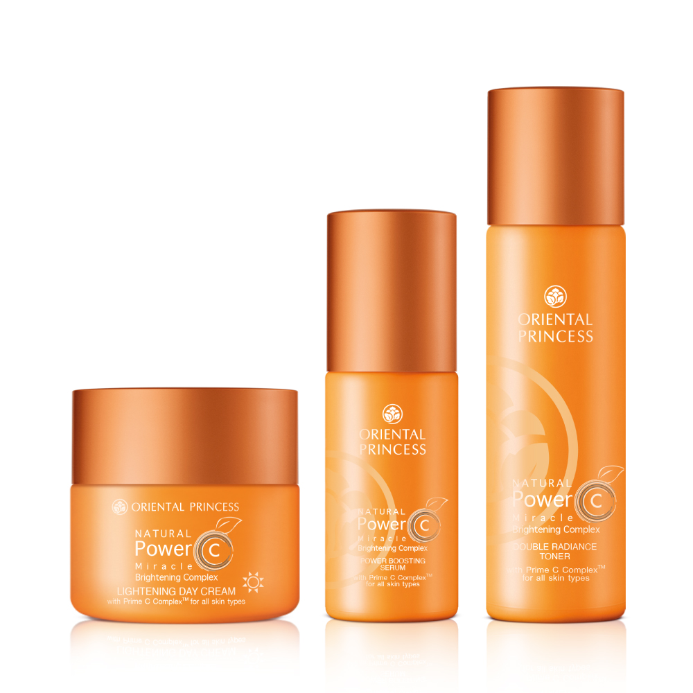 เซต Natural Power C Day Cream + Boosting Serum + Toner
