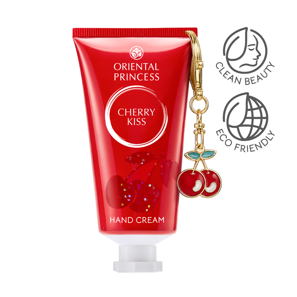 Cherry Kiss Hand Cream ครีมทามือสูตรคลีน เติมความชุ่มชื้นยาวนาน 12 ชั่วโมง ผิวนุ่มละมุน