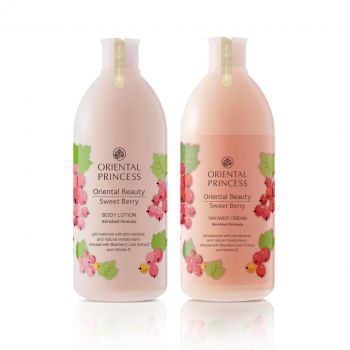 แพ็คคู่ Oriental Beauty Sweet Berry Shower Cream & Body Lotion