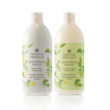 แพ็คคู่ Oriental Beauty Botanical Shower Cream & Body Lotion