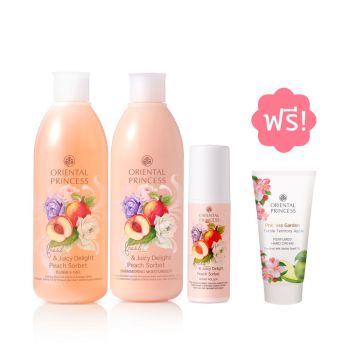 เซต Fresh & Juicy Delight Peach Sorbet 3 ชิ้น