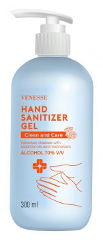 Venesse Hand Sanitizer Gel Clean And Care 300 ml. (70% Alcohol)
