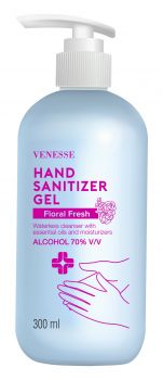 Venesse Hand Sanitizer Gel Floral  Fresh  300 ml. (70% Alcohol)