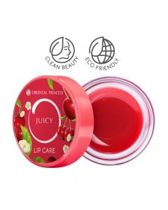 ลิปบาล์ม Juicy Lip Care Cherry บำรุงริมฝีปากด้วยอะเซโรล่าเชอรี วิตามินซี ชุ่มชื้น 8 ชั่วโมง ริมฝีปากกระจ่างใส อิ่มฟู