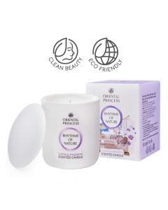Rhythms of Nature Lotus & Hyacinth Scented Candle