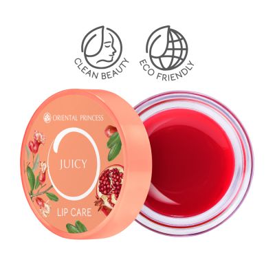 ลิปบาล์ม Juicy Lip Care Pomegranate บำรุงริมฝีปากด้วยสารสกัดทับทิม ชุ่มชื้น 8 ชั่วโมง อิ่มฟู เปล่งปลั่ง สุขภาพดี