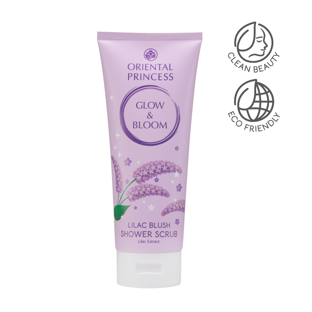 Glow & Bloom Lilac Blush Shower Scrub