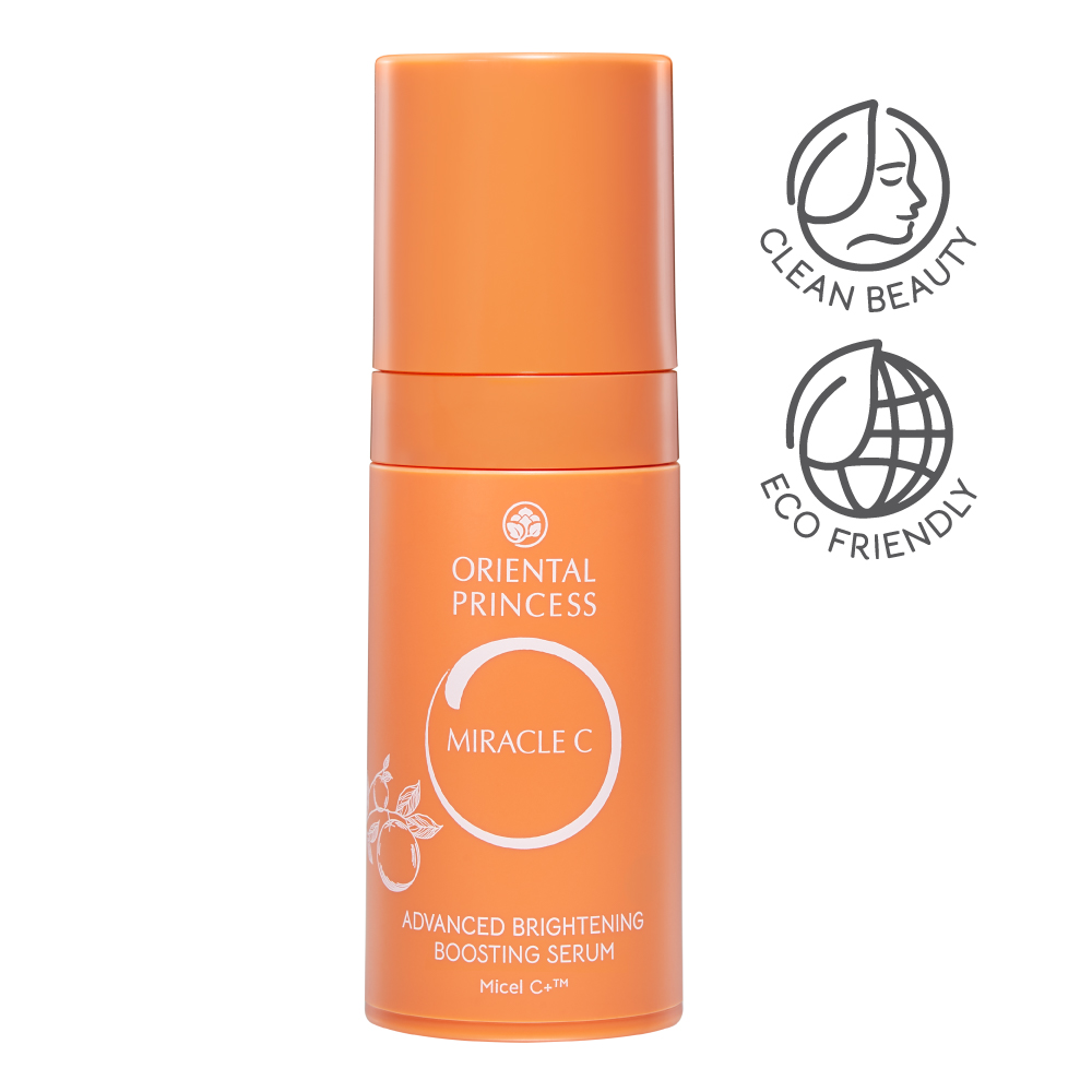 Miracle C Advanced Brightening Boosting Serum ซีรั่มบูสเตอร์เนื้อบางเบา ช่วยกระตุ้นการฟื้นฟูผิว ผลัดเซลล์ผิวเก่า และเตรียมผิวให้กระจ่างใส