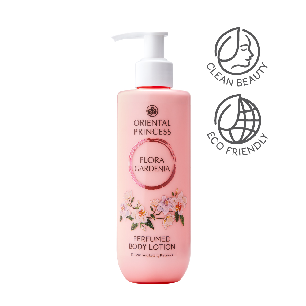Oriental Princess Perfumed Body Lotion โลชั่นบำรุงผิวกายกลิ่นหอม ช่วยให้ผิวชุ่มชื้นยาวนาน 48 ชั่วโมง ผิวเนียนนุ่ม สุขภาพดี หอมนาน 10 ชั่วโมง