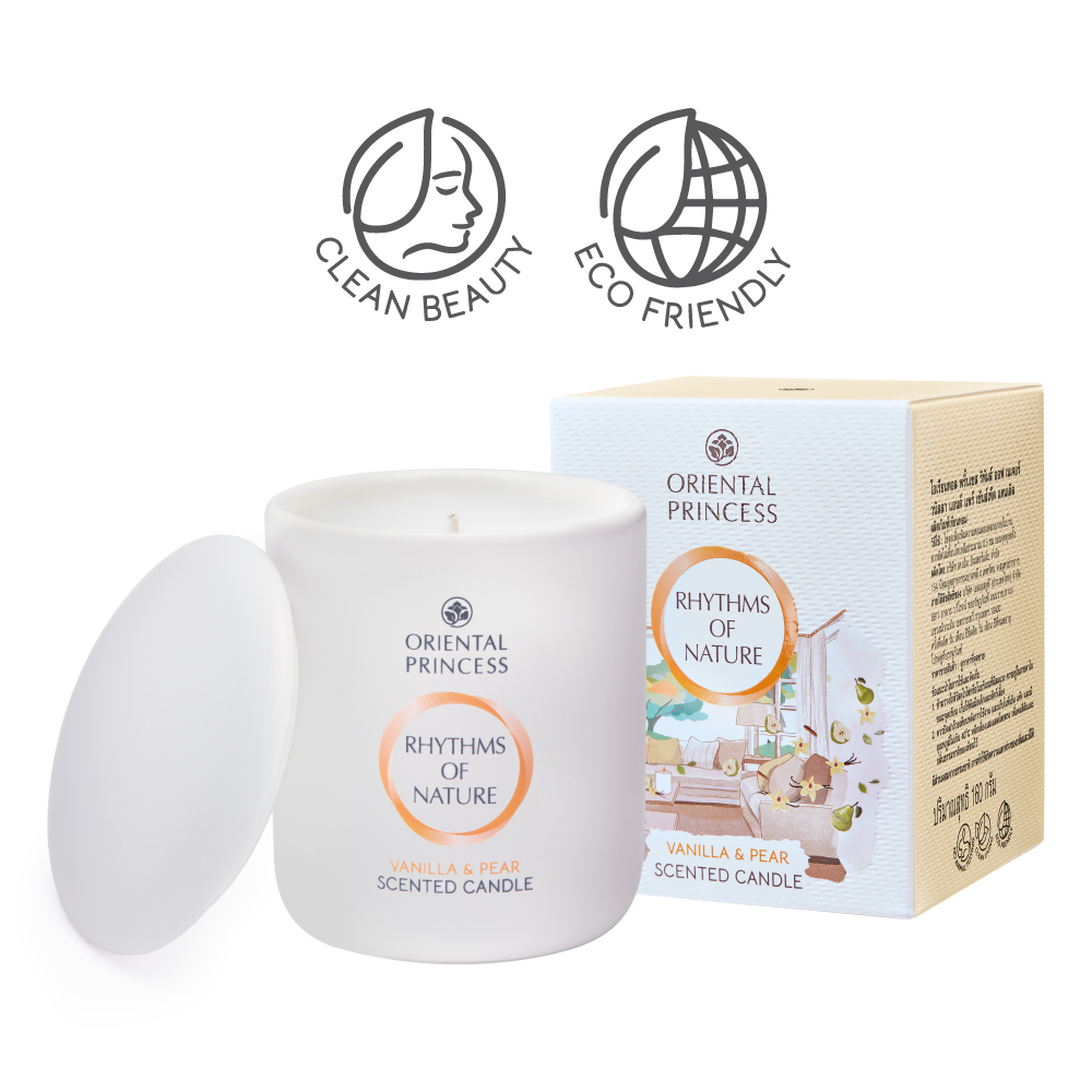 Rhythms of Nature Vanilla & Pear Scented Candle