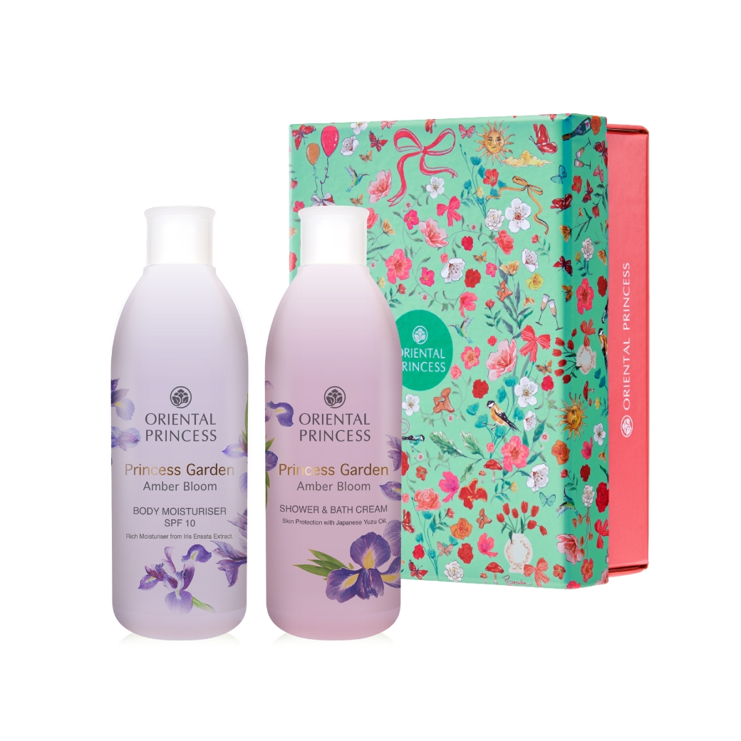 เซต Princess Garden Amber Bloom Shower & Body Lotion