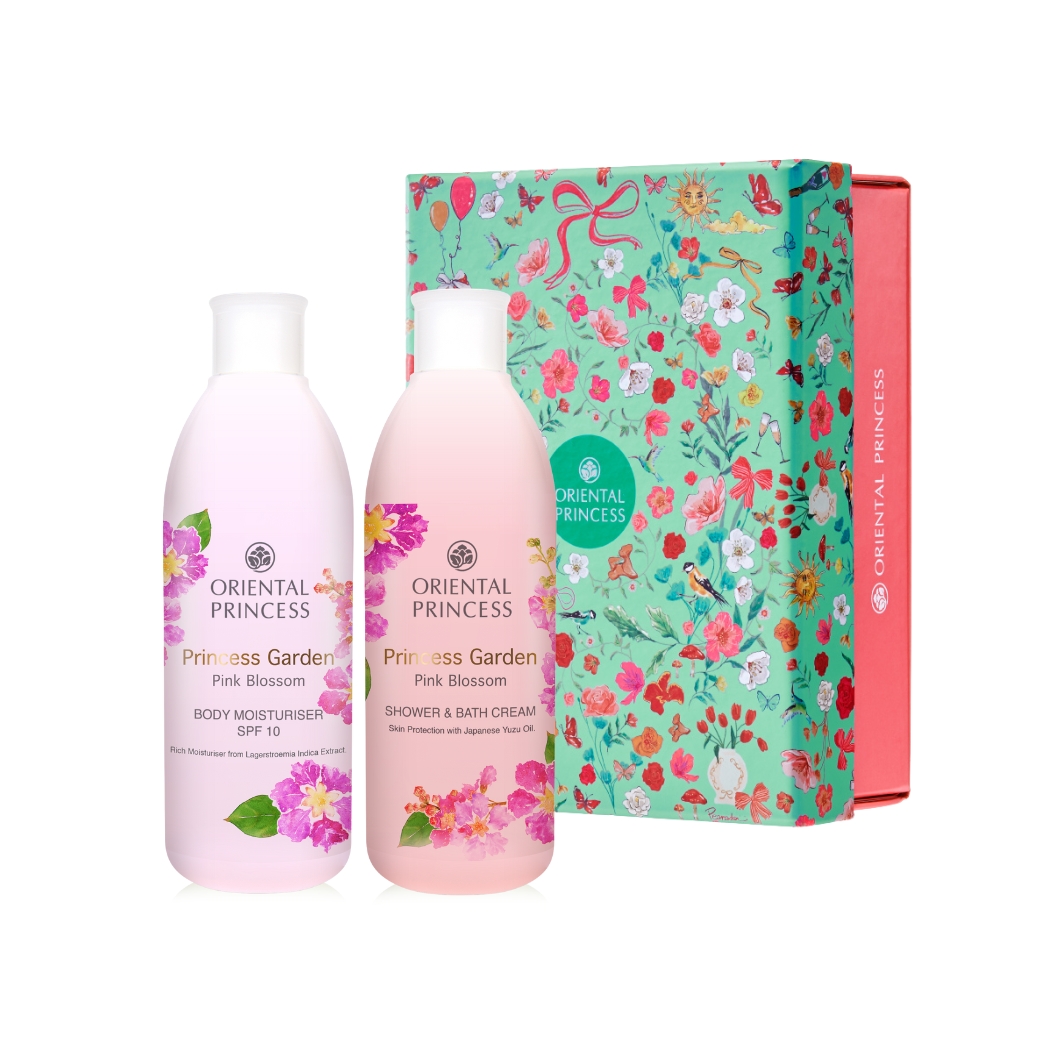 เซต Princess Garden Pink Blossom Shower & Body Moisturiser
