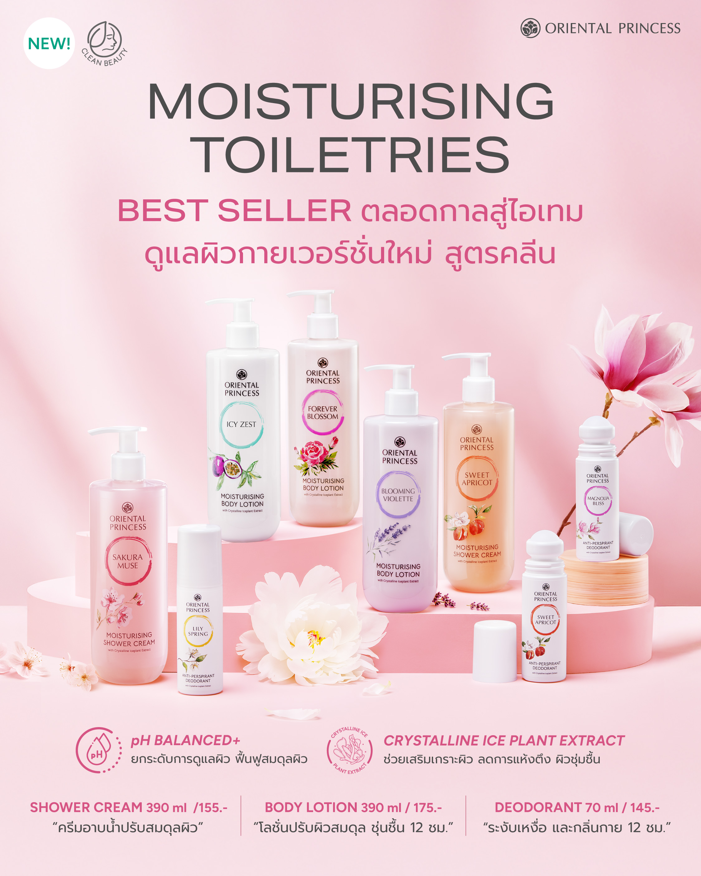 NEW! Moisturising Toiletries