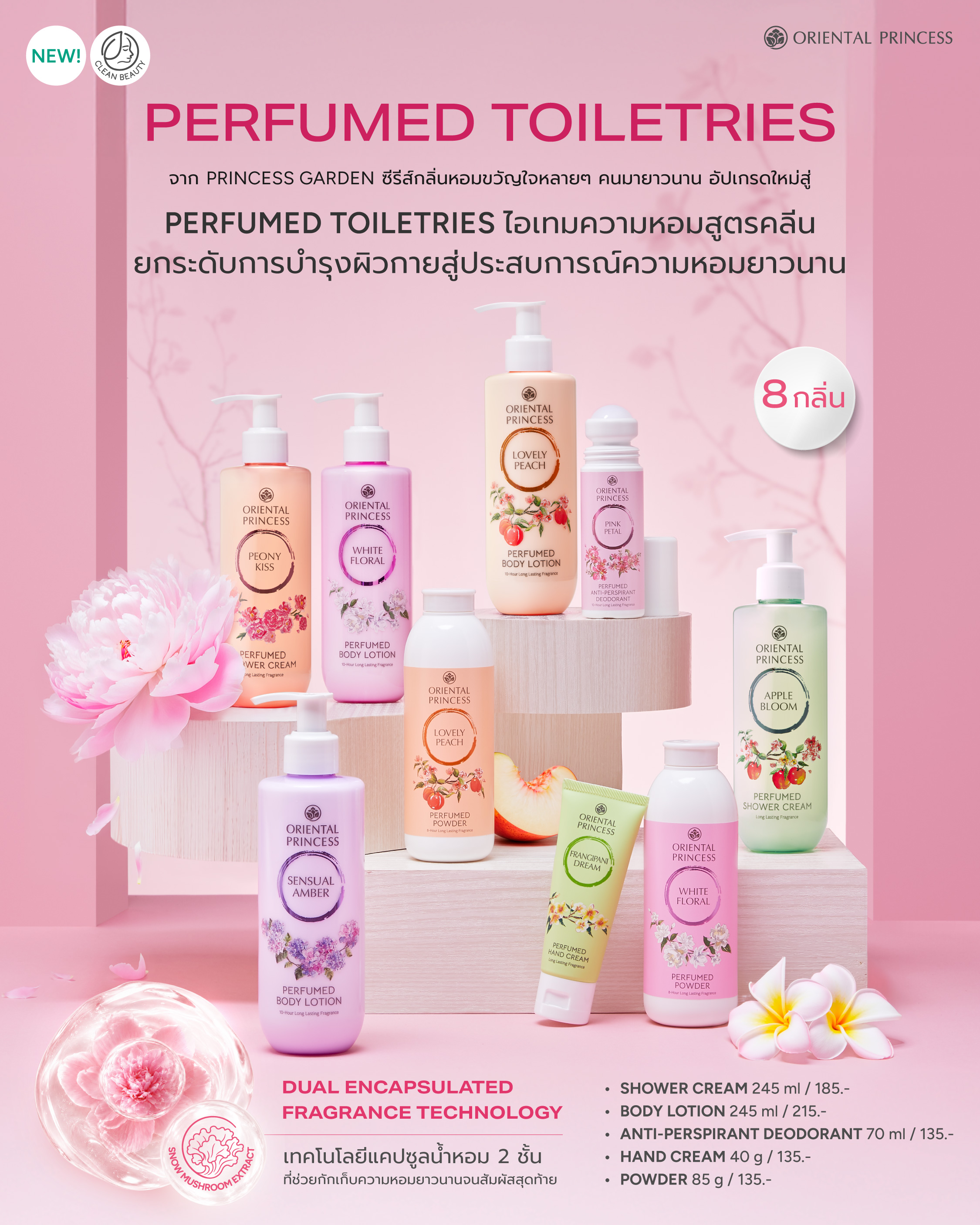 NEW! Perfumed Toiletries