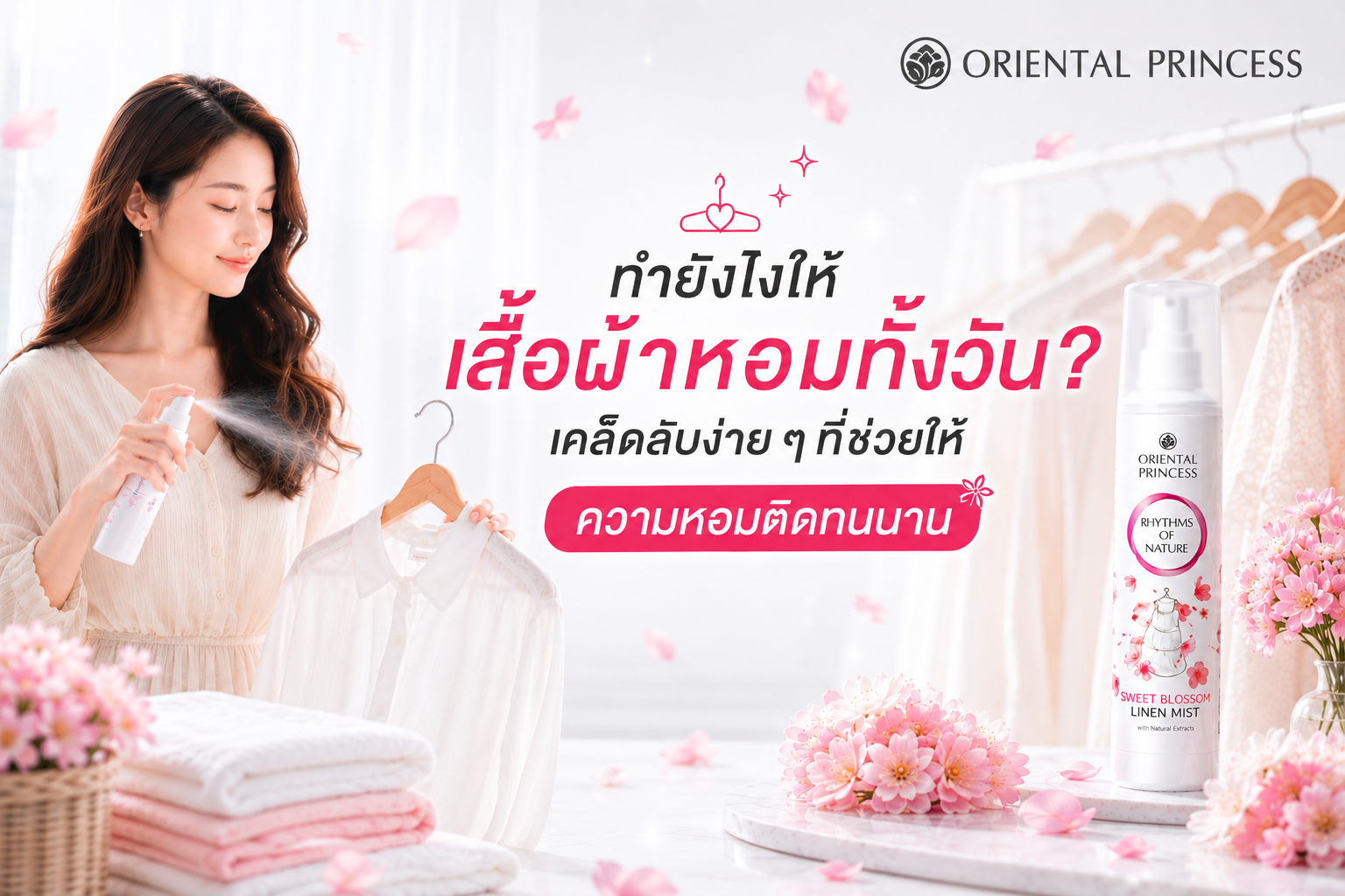 ทำยังไงให้เสื้อผ้าหอมทั้งวัน? เคล็ดลับง่าย ๆ ที่ช่วยให้ความหอมติดทนนาน